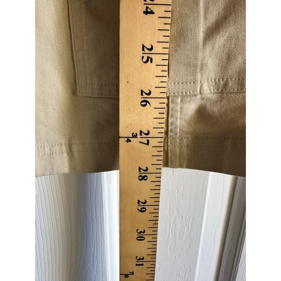 Talbots W’s Utility Military Safari Style Stretch Cotton Trench Jacket Size 10 - Picture 6 of 6